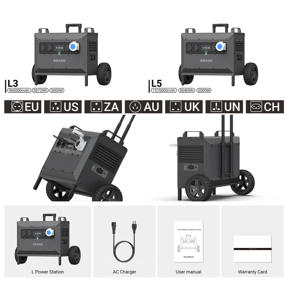Outdoor Power Wheels - E-Nice Solar Outdoor Portable Power Station