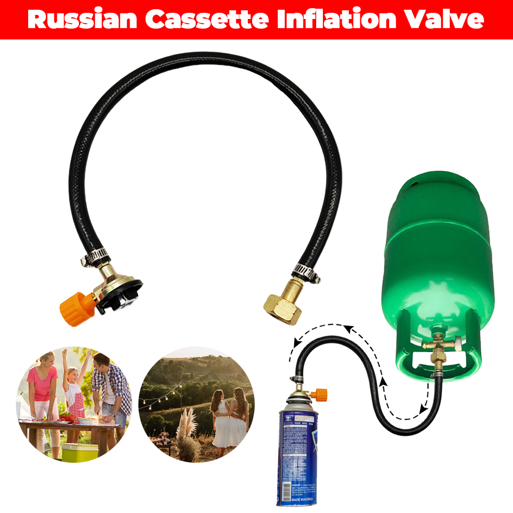 Outdoor Power Burner - Russian Long Gas Tank Filling Connector