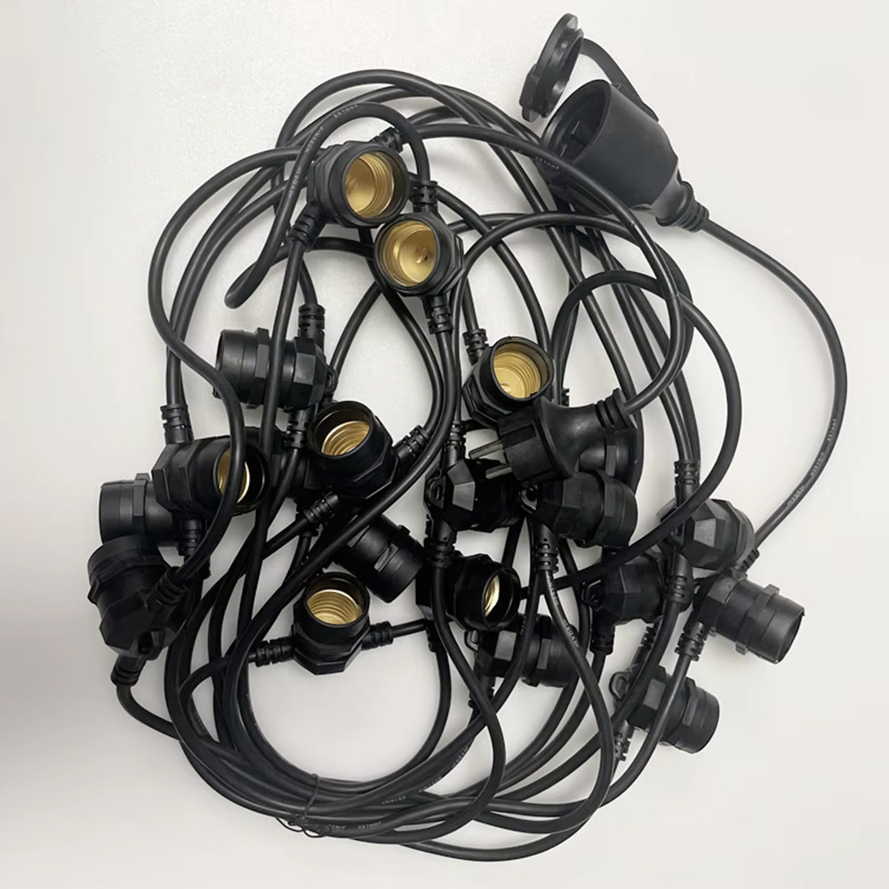 Outdoor Power Outlet - 10M Cable LED String Commercial Grade