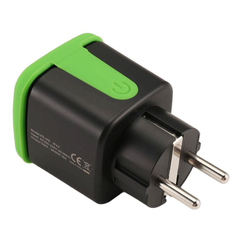 Outdoor Power Plug In - 1 PCS Outdoor Smart Plug Green&Black