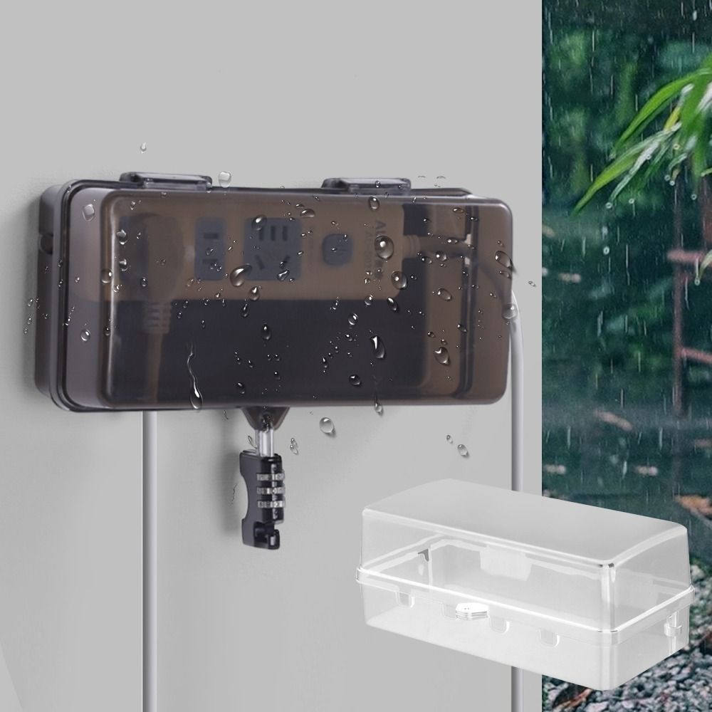 Durable Plastic Plug Box Anti- - огляд і ціна Outdoor Power Lead Cover
