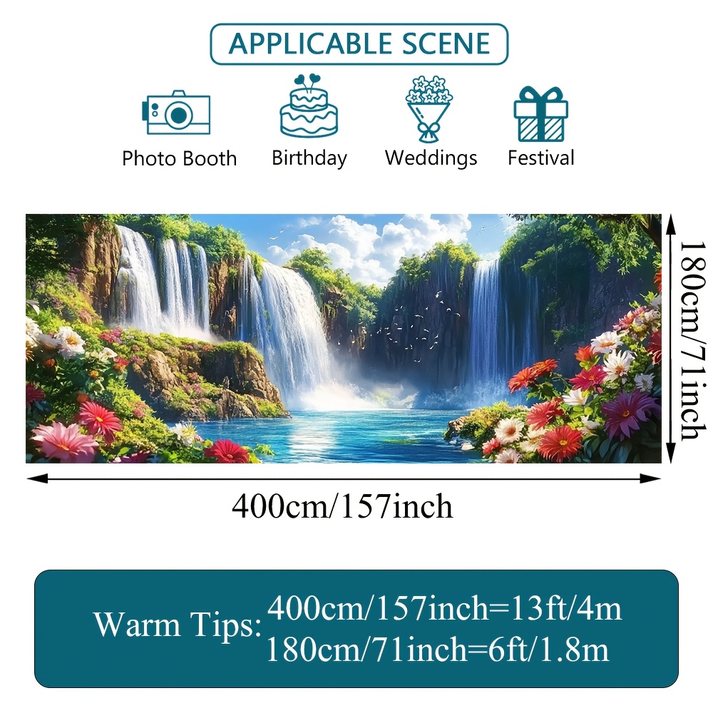 Elegant Waterfall & Floral Gar - огляд і ціна Outdoor Power For Wedding