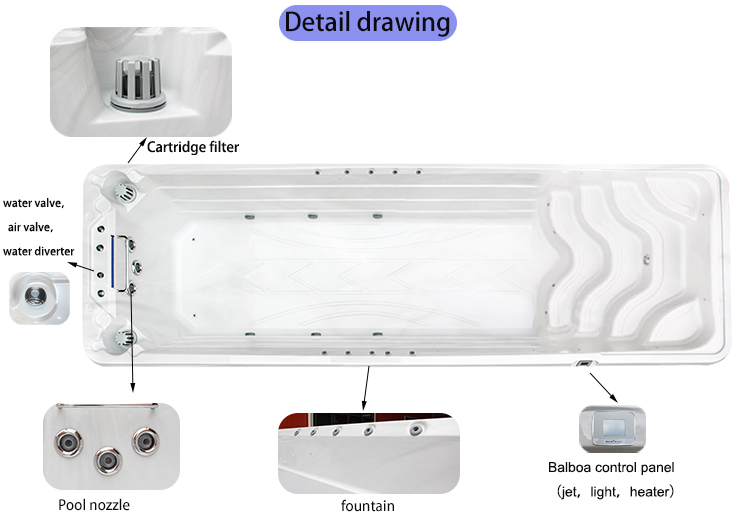 Luxury Inflatable Massage Spa  - огляд і ціна Outdoor Power For Hot Tub