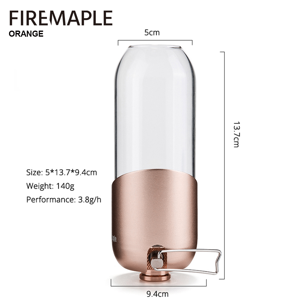 Fire Maple Orange Gas Lantern  - огляд і ціна Outdoor Power Burner