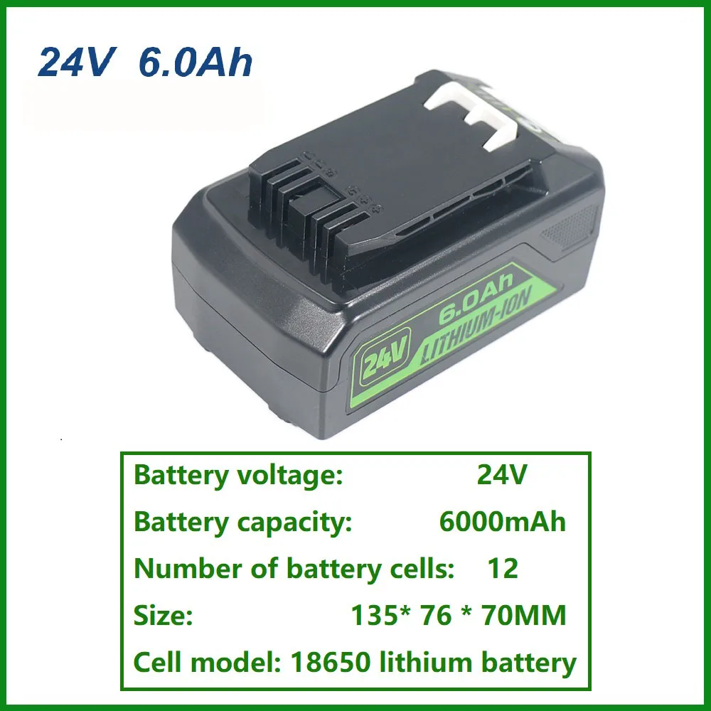 For Greenworks Battery 24V 3.0 - огляд і ціна Lawn Mower Battery