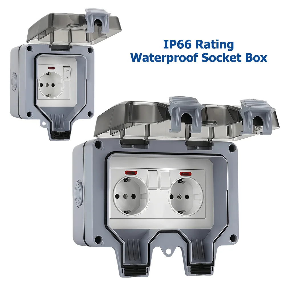 European-Style Outdoor Socket  - огляд і ціна Outdoor Power Strip