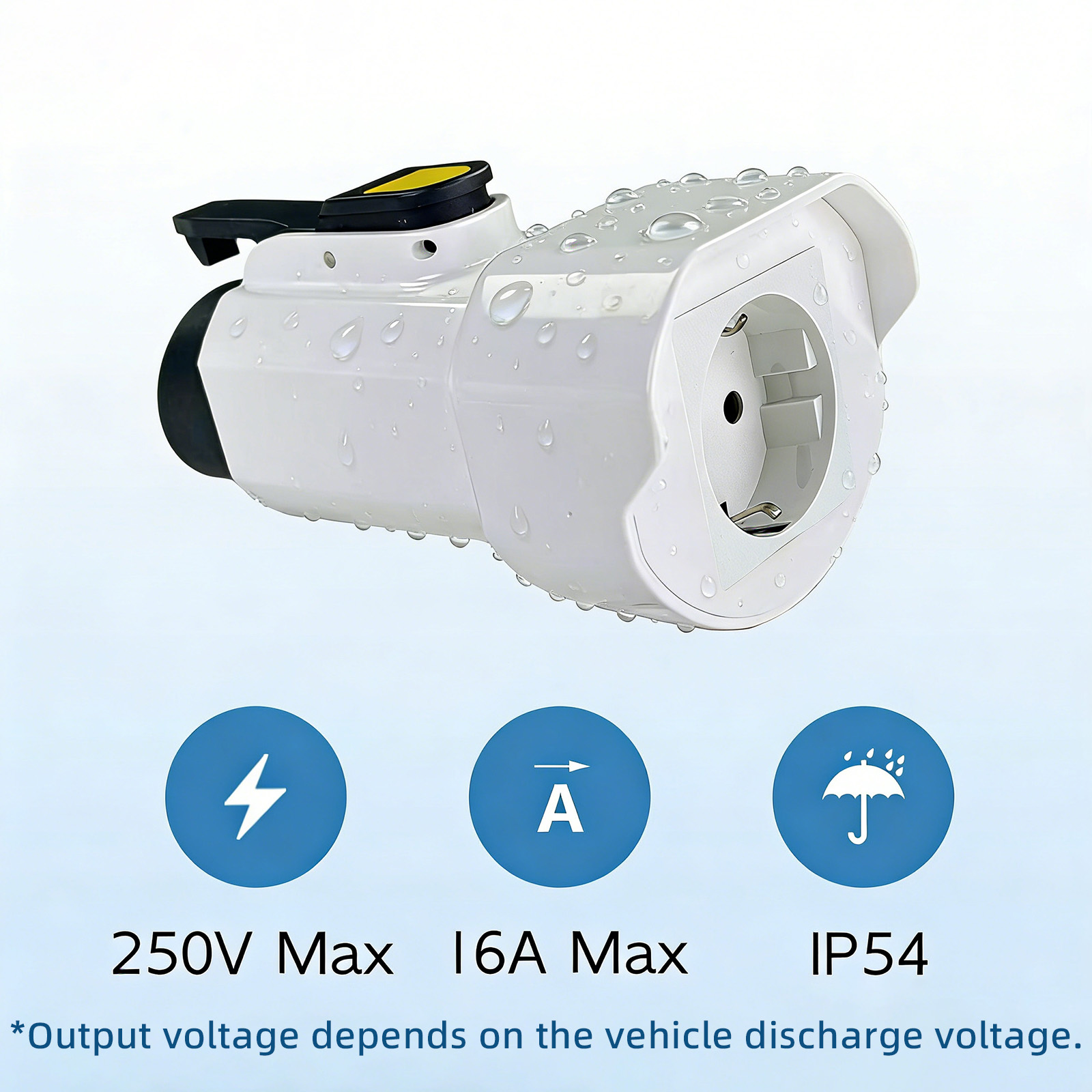 EVqiaoyi Type1 V2L Discharger  - огляд і ціна Outdoor Power Plug In