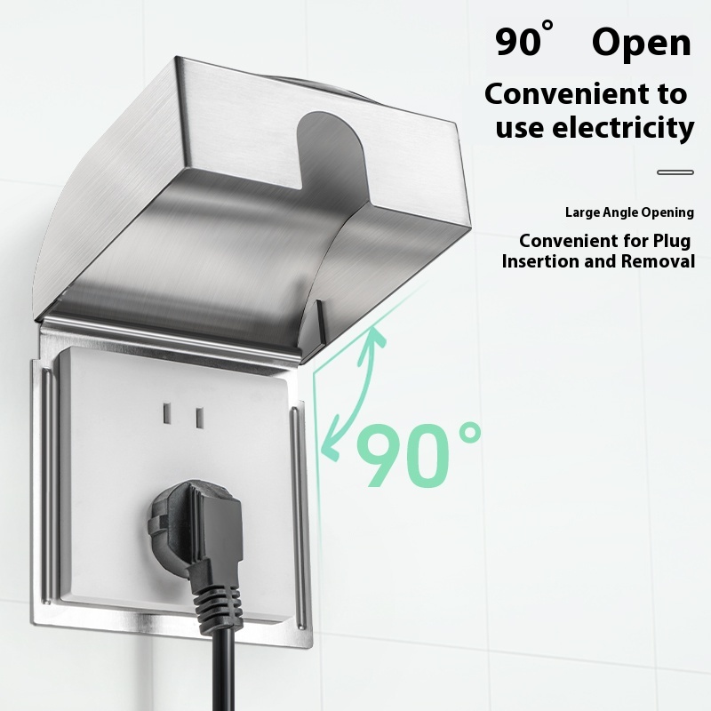 86 Socket Splashproof Box 304  - огляд і ціна Outdoor Power Outlet