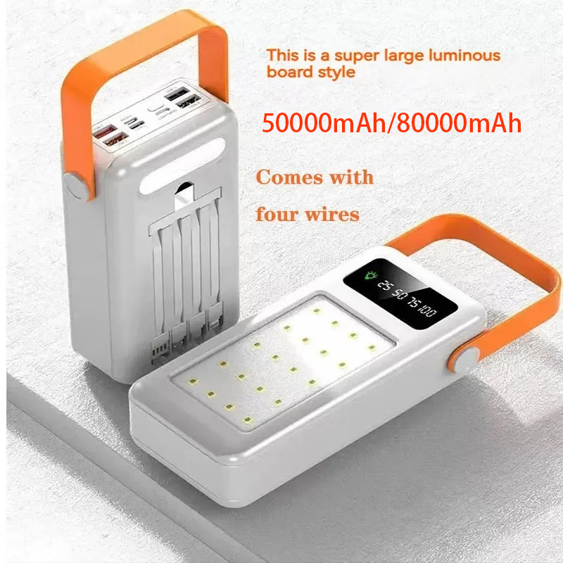 50000mAh 80000mAh Portable Pow - огляд і ціна Outdoor Power Wire