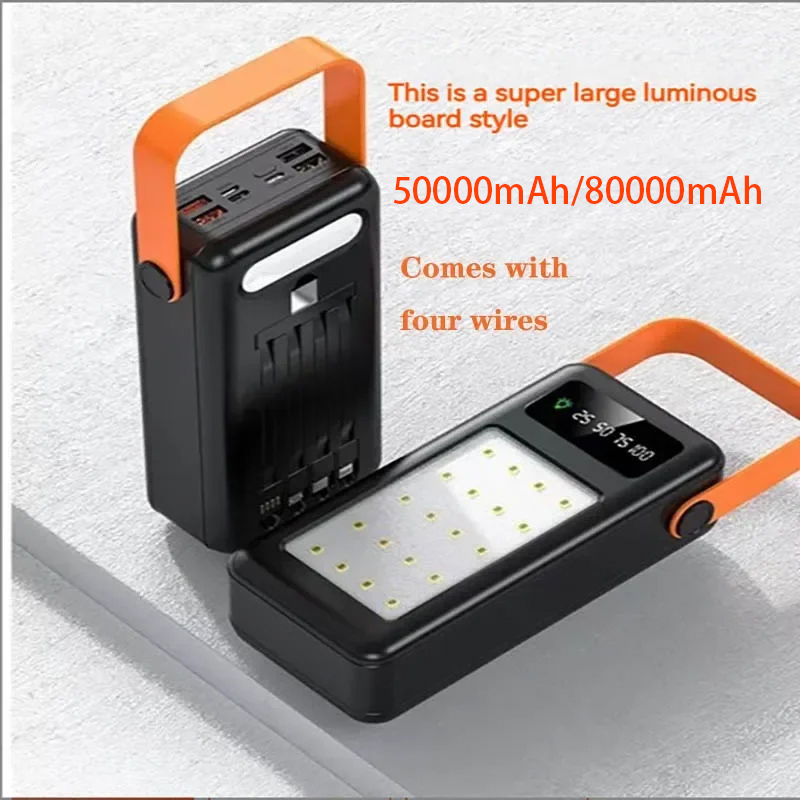 50000mAh 80000mAh Portable Pow - огляд і ціна Outdoor Power Wire