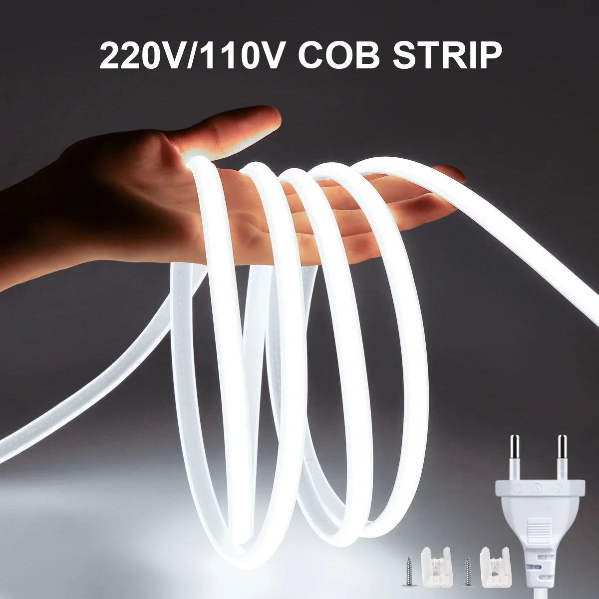 1M-35M 220V 110V COB LED Strip - огляд і ціна Outdoor Power Vac
