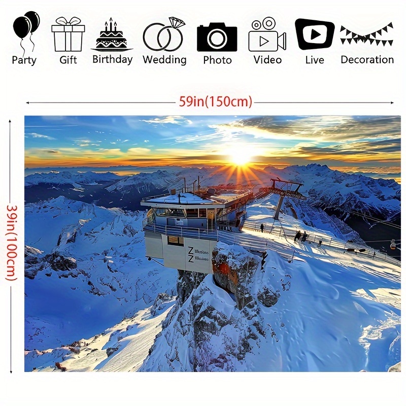 A winter skiing landscape back - огляд і ціна Outdoor Power For Wedding