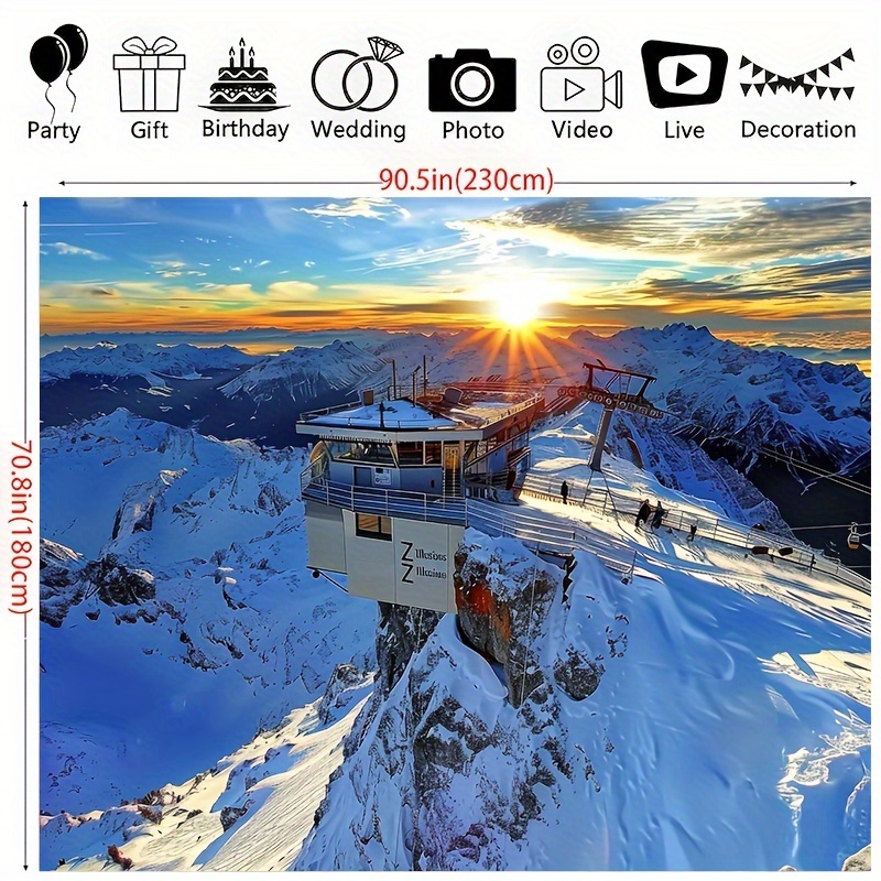 A winter skiing landscape back - огляд і ціна Outdoor Power For Wedding