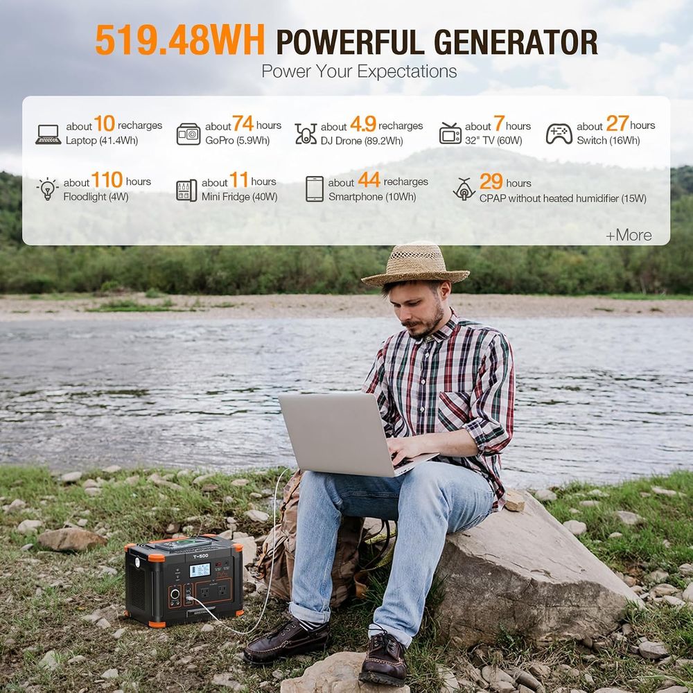 Portale Power Station 500W(Pea - огляд і ціна Outdoor Power Vac