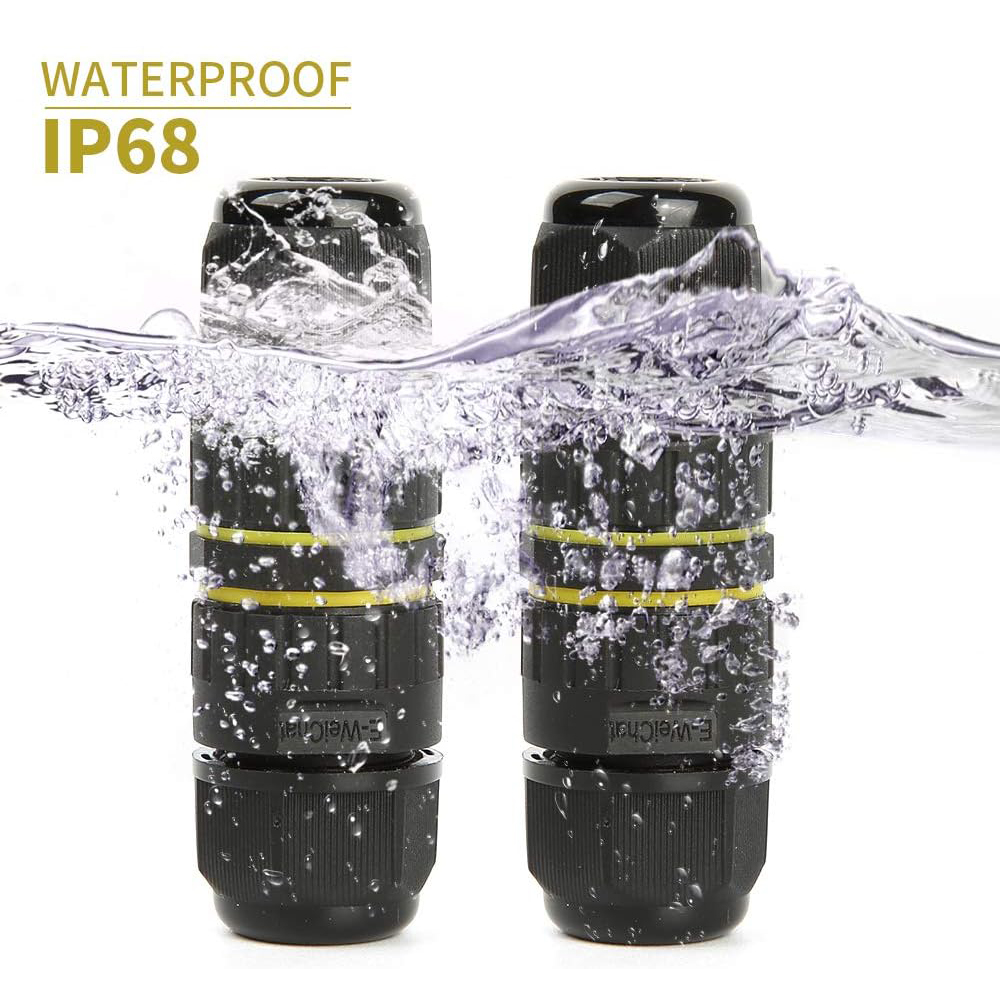 2 Way 2/3Pin IP68 Outdoor Wate - огляд і ціна Outdoor Power Wire