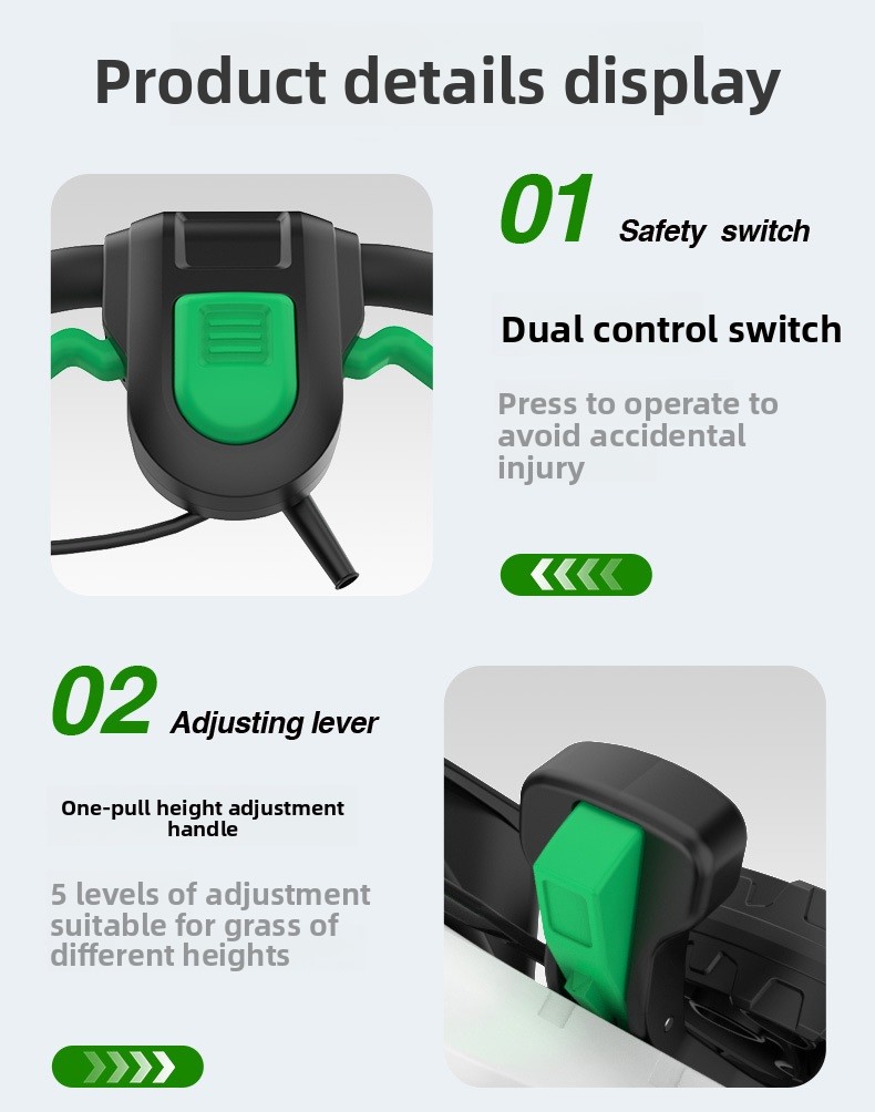 Electric Lawn Mowers Cordless  - огляд і ціна Lawn Mower Battery