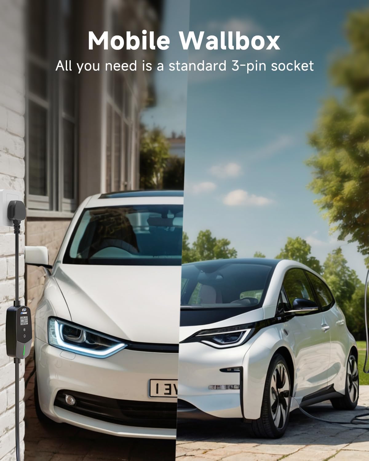 EVDANCE Portable EV Charger Ty - огляд і ціна Outdoor Power Plug