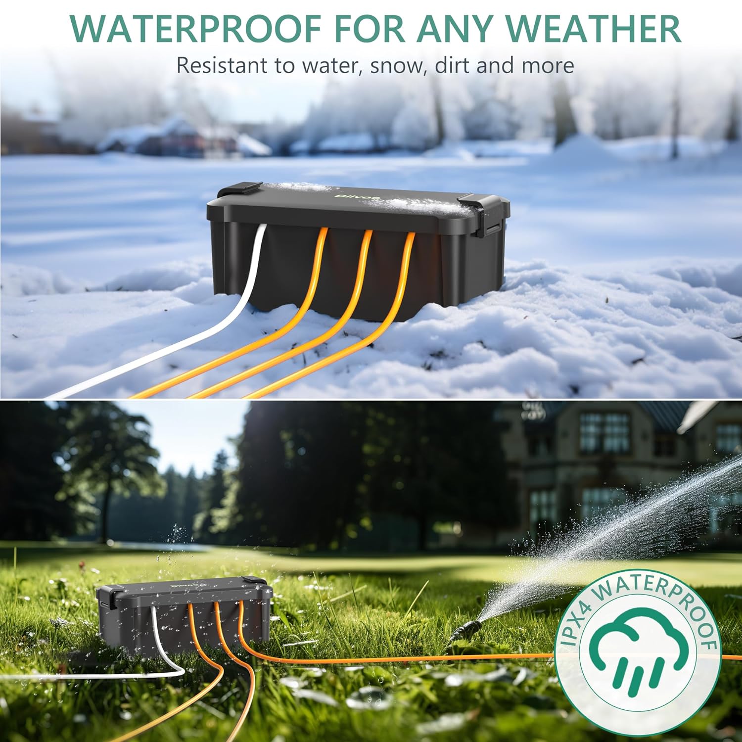 Diivoo Outdoor Waterproof Elec - огляд і ціна Outdoor Power Outlet