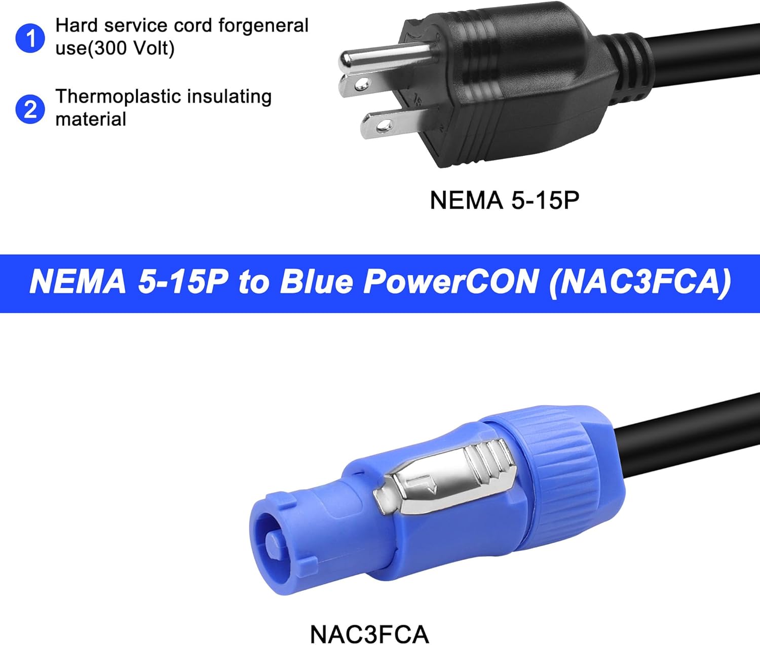 3-Prong NEMA 5-15P to PowerCON - огляд і ціна Outdoor Power Vac
