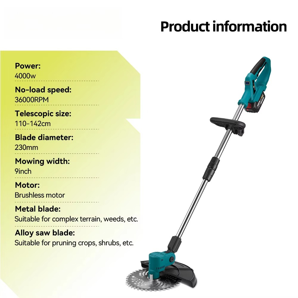 4000W Electric Lawn Mower for  - огляд і ціна Lawn Mower Battery