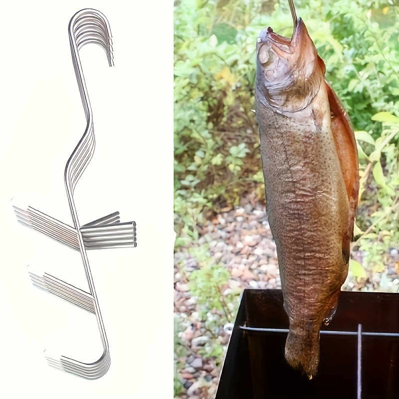 Fish Hooks for Smoking, Stainl - огляд і ціна Outdoor Power Burner