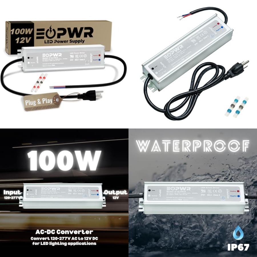 LED Driver Waterproof IP67 Pow - огляд і ціна Outdoor Power Plug In