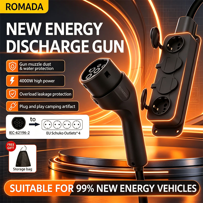 ROMADA New Energy Vehicle Disc - огляд і ціна Outdoor Power Strip