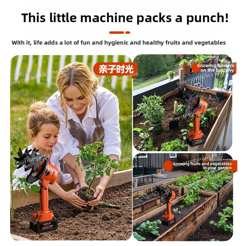 Rechargeable Mini Electric Til - огляд і ціна Garden Tiller Mini