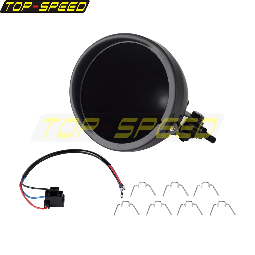 Black/Chrome Motorcycle Headla - огляд і ціна Outdoor Power Direct