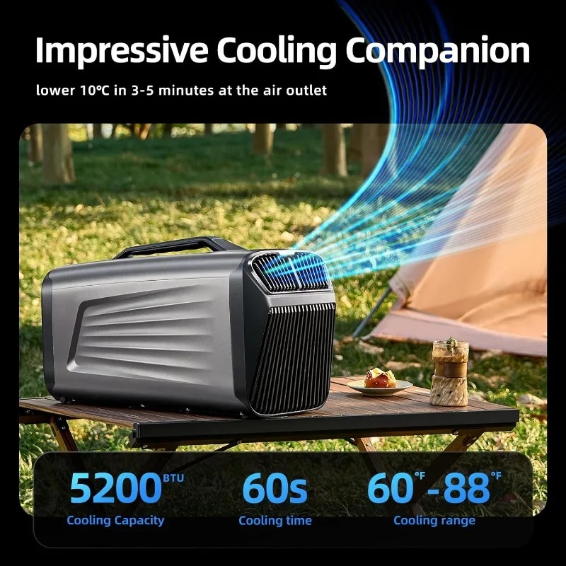 5200BTU Portable Tent Air Cond - огляд і ціна Outdoor Power Vac