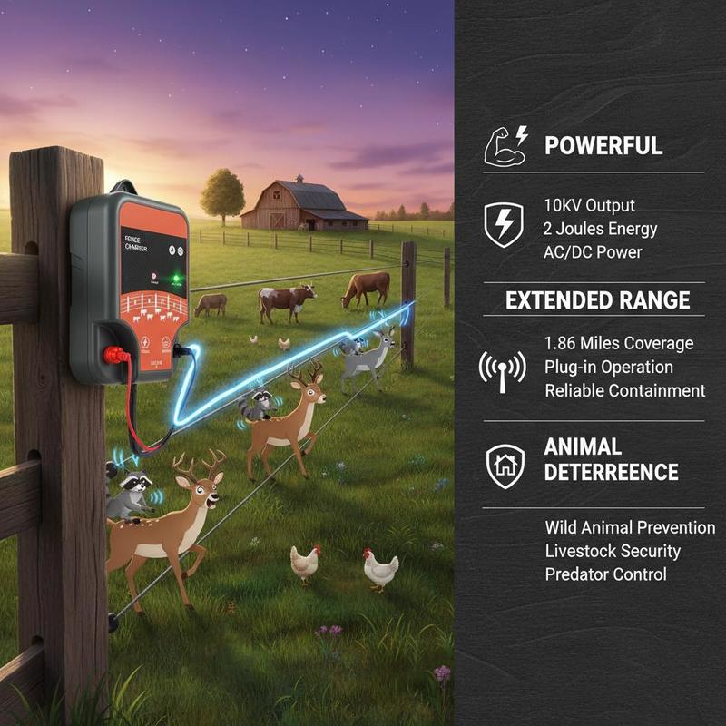 Livestock Energizer 10kV 2J Fo - огляд і ціна Outdoor Power Plug In